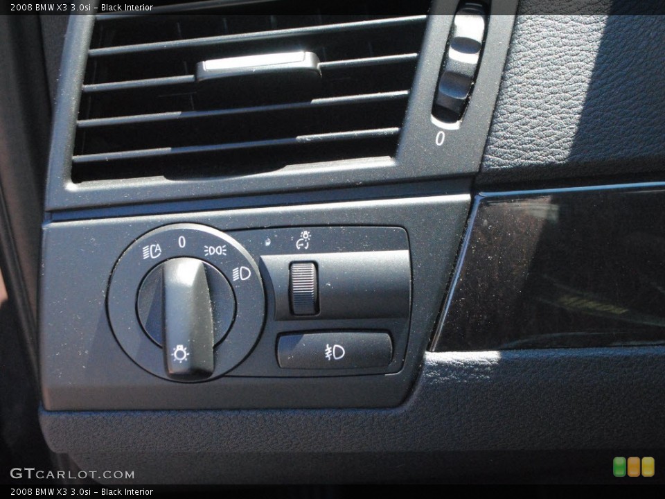 Black Interior Controls for the 2008 BMW X3 3.0si #70050459