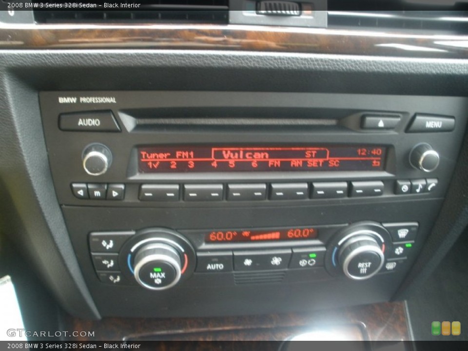 Black Interior Controls for the 2008 BMW 3 Series 328i Sedan #70051921