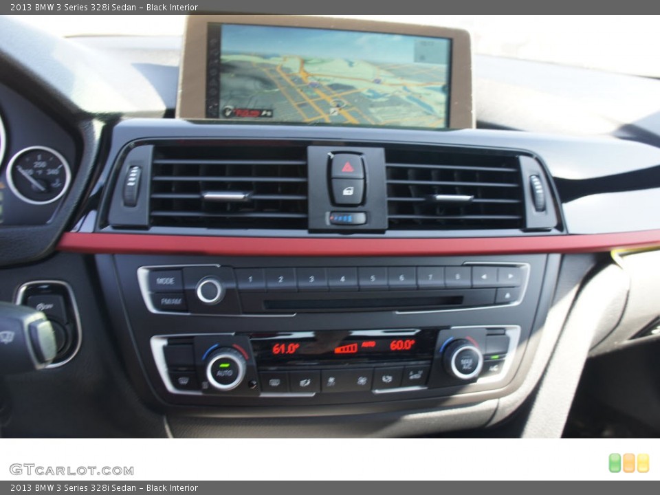 Black Interior Controls for the 2013 BMW 3 Series 328i Sedan #70052175