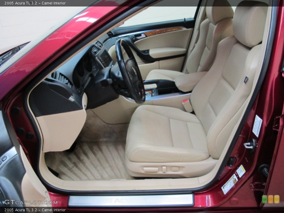 Camel Interior Front Seat for the 2005 Acura TL 3.2 #70053898
