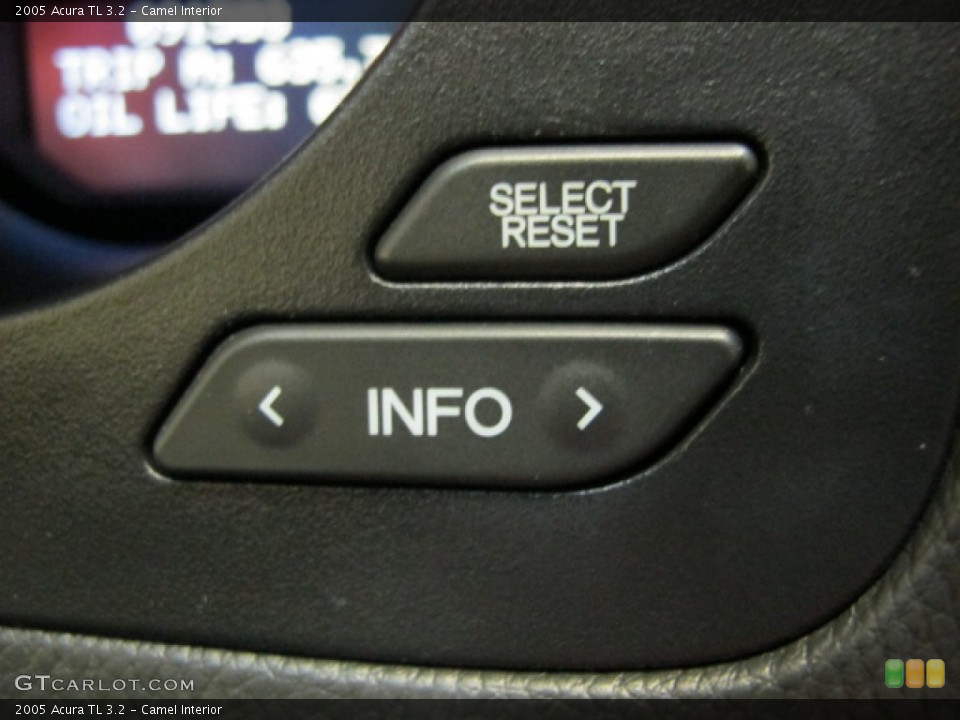 Camel Interior Controls for the 2005 Acura TL 3.2 #70054118