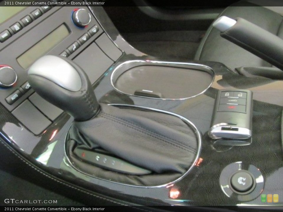 Ebony Black Interior Transmission for the 2011 Chevrolet Corvette Convertible #70054176