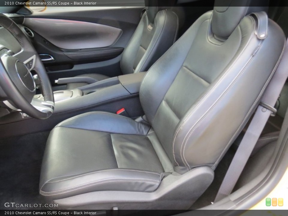 Black Interior Front Seat for the 2010 Chevrolet Camaro SS/RS Coupe #70057367