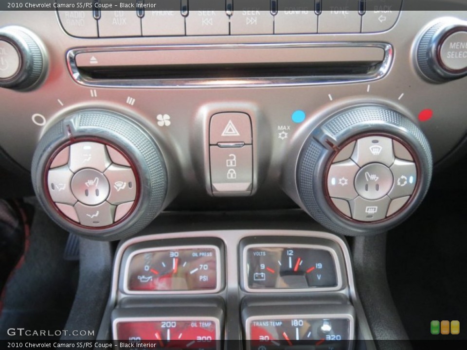 Black Interior Controls for the 2010 Chevrolet Camaro SS/RS Coupe #70057428