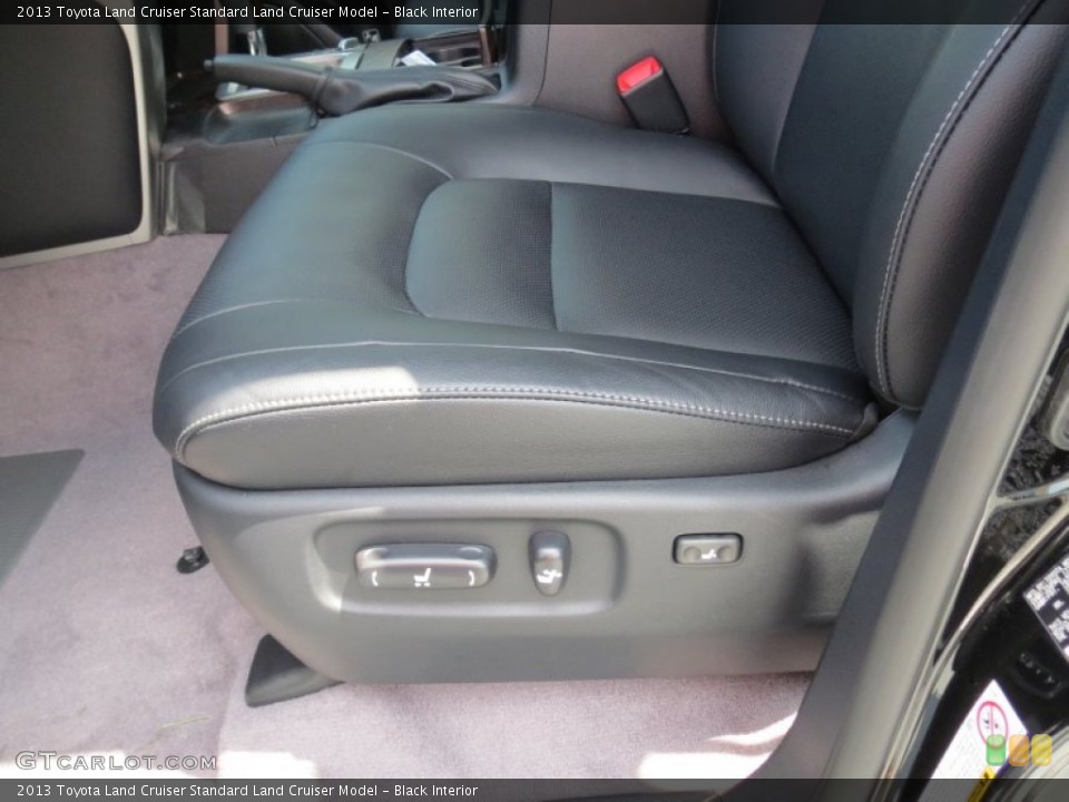 Black Interior Front Seat for the 2013 Toyota Land Cruiser  #70059587