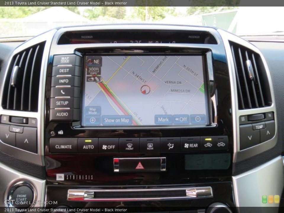 Black Interior Navigation for the 2013 Toyota Land Cruiser  #70059620