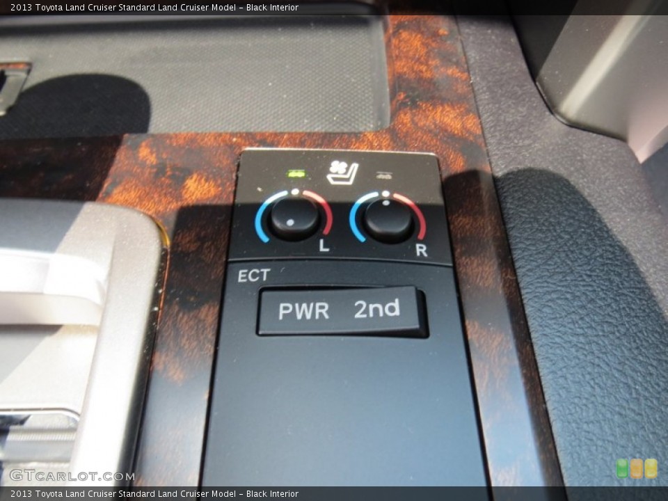 Black Interior Controls for the 2013 Toyota Land Cruiser  #70059668