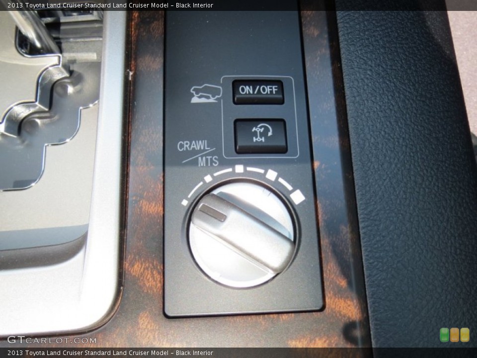 Black Interior Controls for the 2013 Toyota Land Cruiser  #70059698
