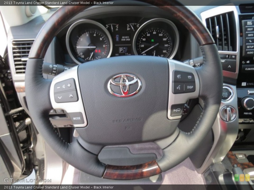Black Interior Steering Wheel for the 2013 Toyota Land Cruiser  #70059707