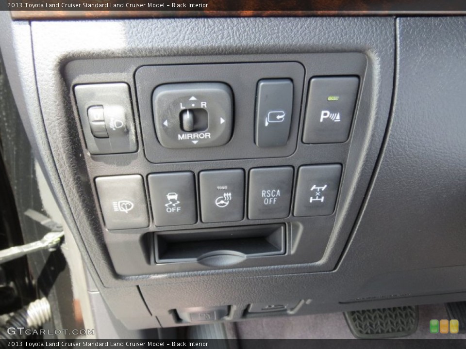 Black Interior Controls for the 2013 Toyota Land Cruiser  #70059737
