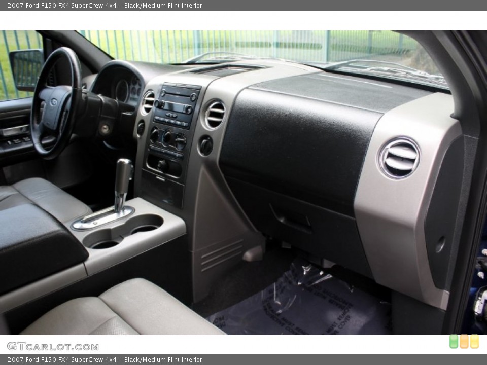 Black/Medium Flint Interior Dashboard for the 2007 Ford F150 FX4 SuperCrew 4x4 #70066784