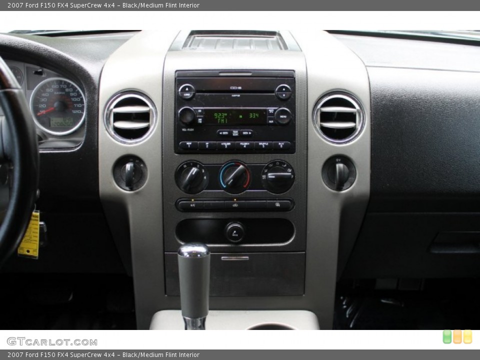 Black/Medium Flint Interior Controls for the 2007 Ford F150 FX4 SuperCrew 4x4 #70066912