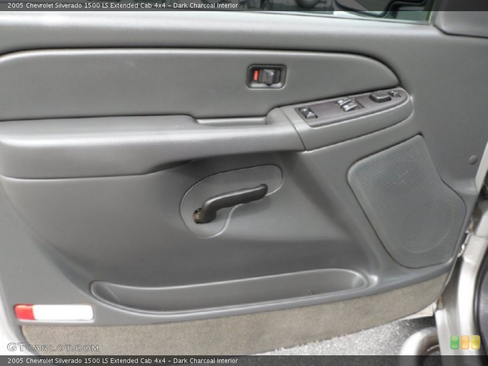 Dark Charcoal Interior Door Panel for the 2005 Chevrolet Silverado 1500 LS Extended Cab 4x4 #70069313