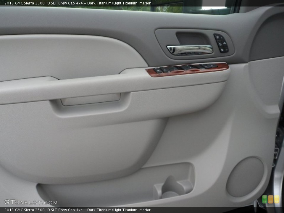 Dark Titanium/Light Titanium Interior Door Panel for the 2013 GMC Sierra 2500HD SLT Crew Cab 4x4 #70070137