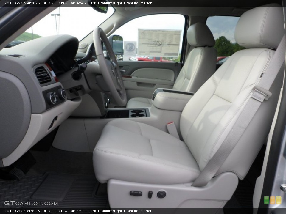 Dark Titanium/Light Titanium Interior Front Seat for the 2013 GMC Sierra 2500HD SLT Crew Cab 4x4 #70070161