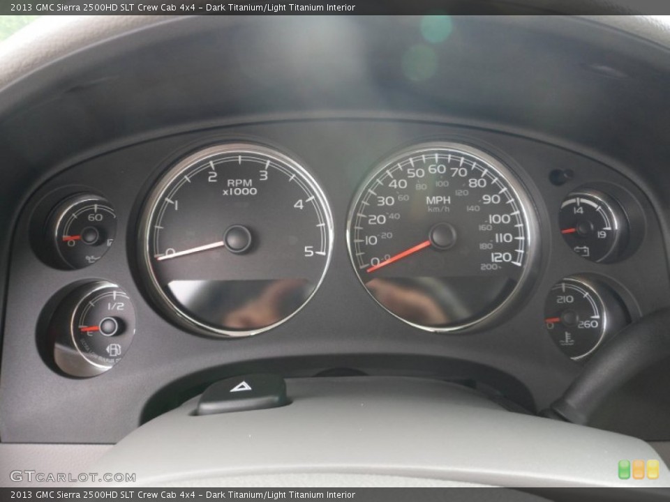 Dark Titanium/Light Titanium Interior Gauges for the 2013 GMC Sierra 2500HD SLT Crew Cab 4x4 #70070219