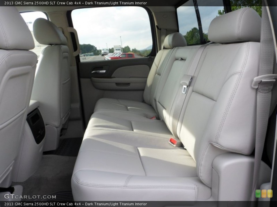 Dark Titanium/Light Titanium Interior Rear Seat for the 2013 GMC Sierra 2500HD SLT Crew Cab 4x4 #70070334