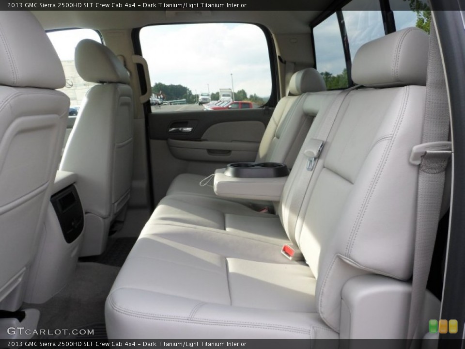 Dark Titanium/Light Titanium Interior Photo for the 2013 GMC Sierra 2500HD SLT Crew Cab 4x4 #70070346