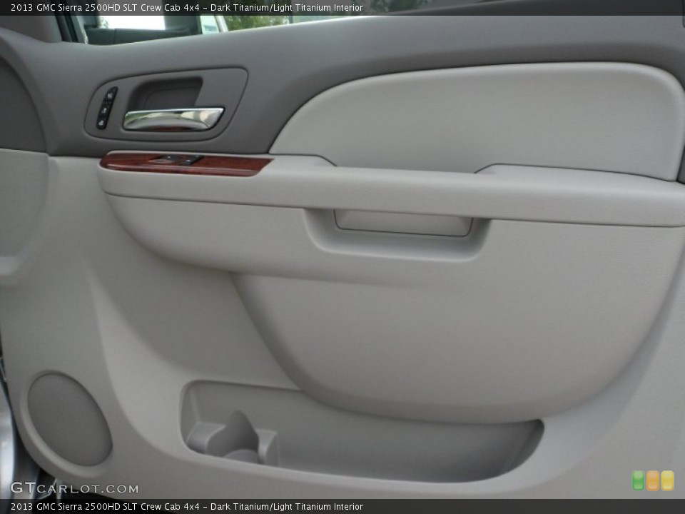 Dark Titanium/Light Titanium Interior Door Panel for the 2013 GMC Sierra 2500HD SLT Crew Cab 4x4 #70070370