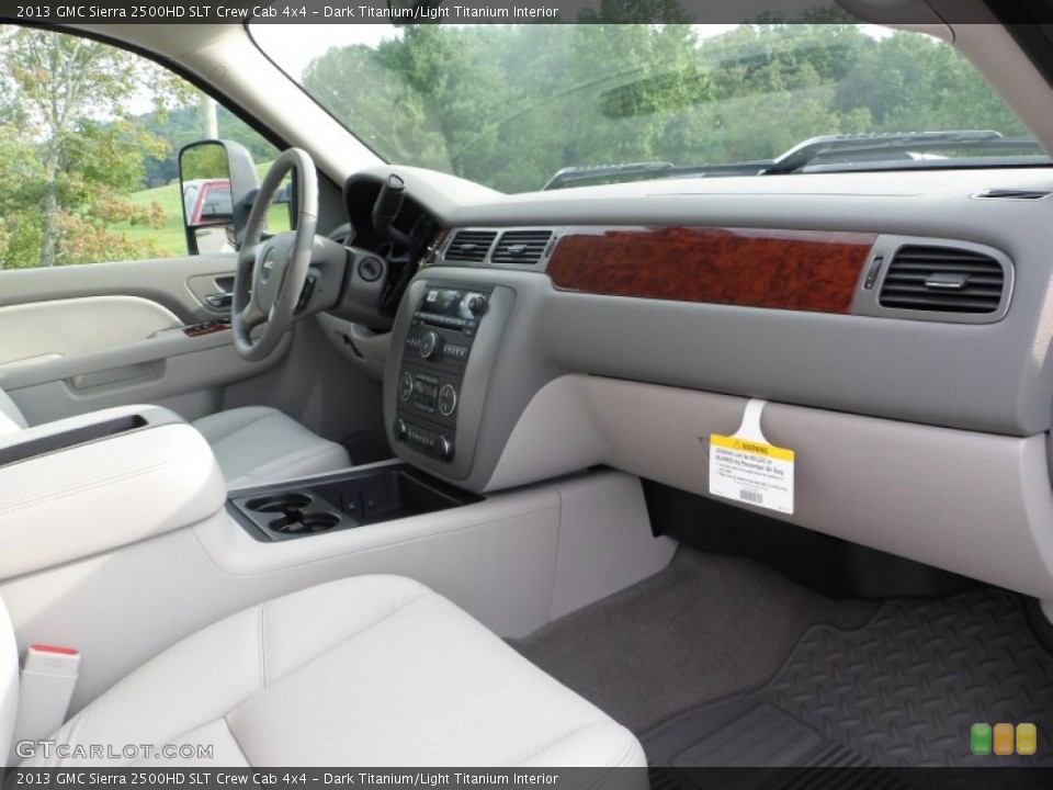 Dark Titanium/Light Titanium Interior Dashboard for the 2013 GMC Sierra 2500HD SLT Crew Cab 4x4 #70070409