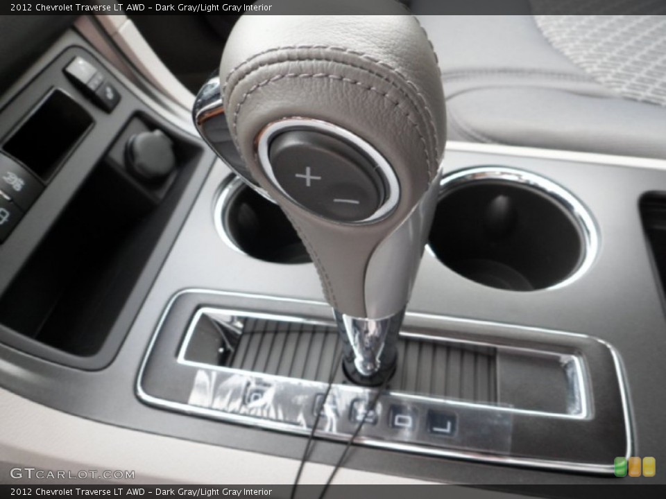 Dark Gray/Light Gray Interior Transmission for the 2012 Chevrolet Traverse LT AWD #70071682
