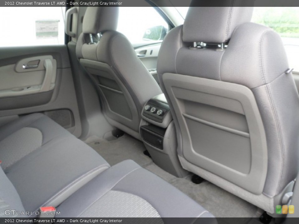 Dark Gray/Light Gray Interior Photo for the 2012 Chevrolet Traverse LT AWD #70071895
