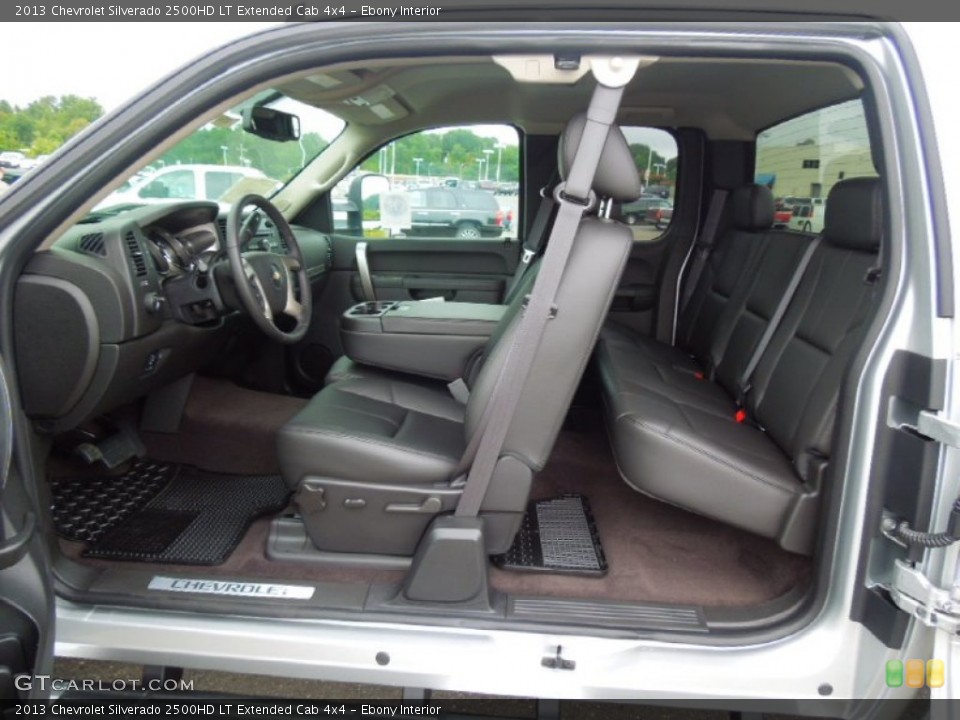 Ebony Interior Photo for the 2013 Chevrolet Silverado 2500HD LT Extended Cab 4x4 #70072115