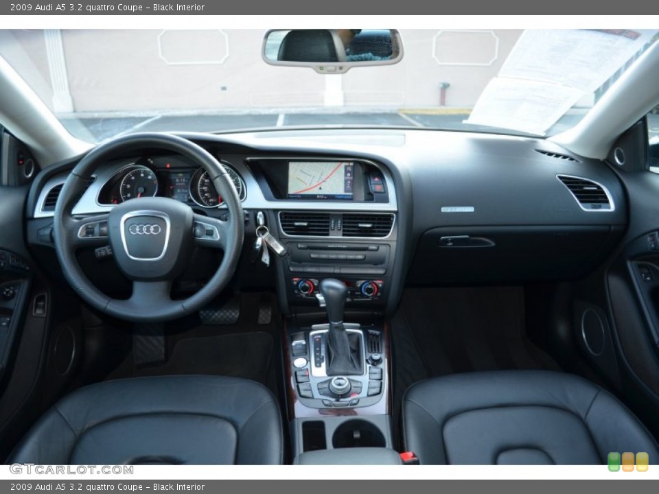 Black Interior Dashboard for the 2009 Audi A5 3.2 quattro Coupe #70072137