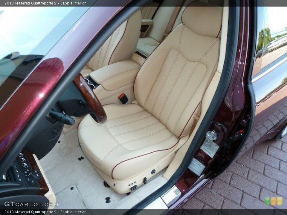 Sabbia Interior Front Seat for the 2013 Maserati Quattroporte S #70072511