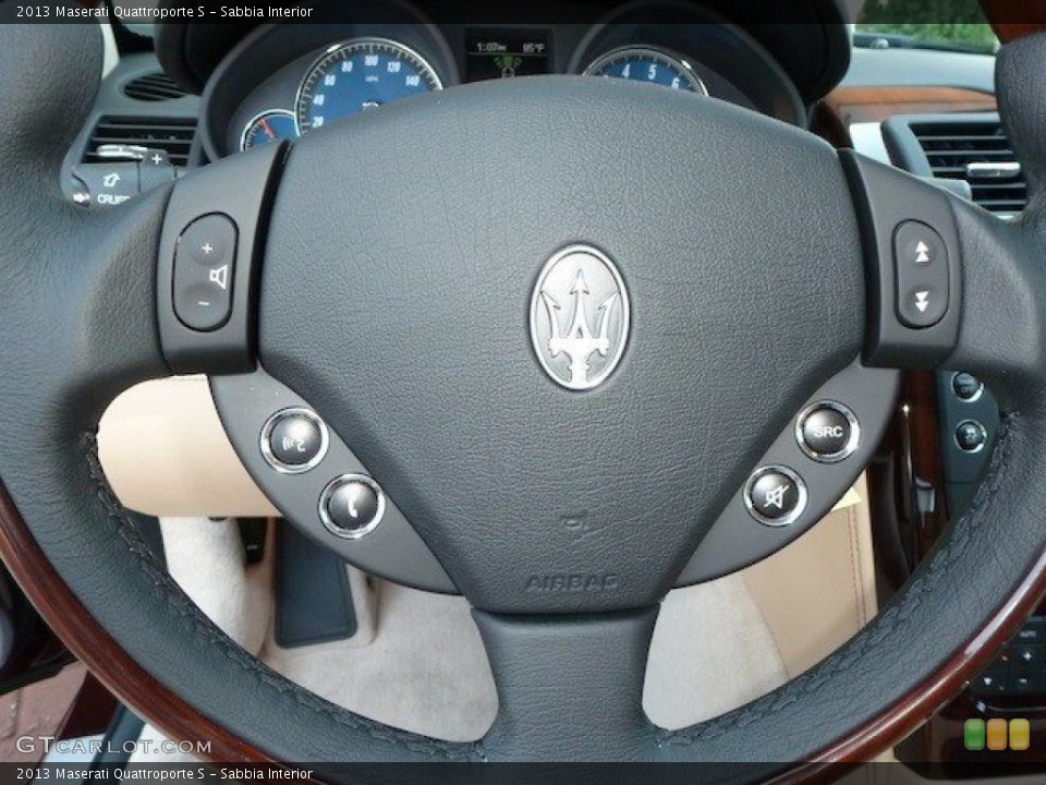 Sabbia Interior Steering Wheel for the 2013 Maserati Quattroporte S #70072546