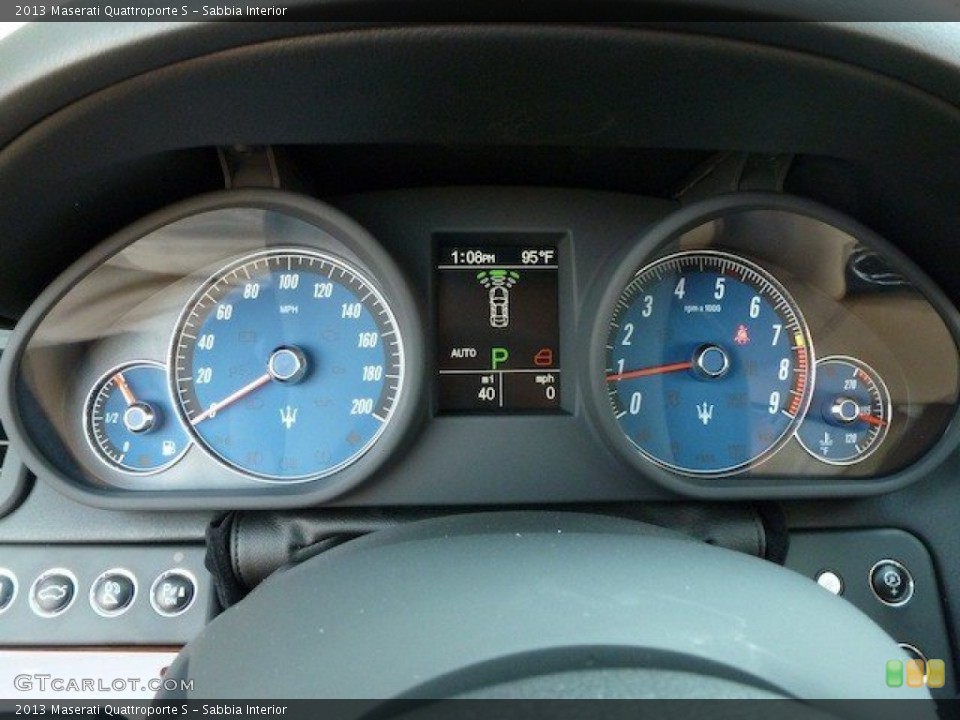 Sabbia Interior Gauges for the 2013 Maserati Quattroporte S #70072556