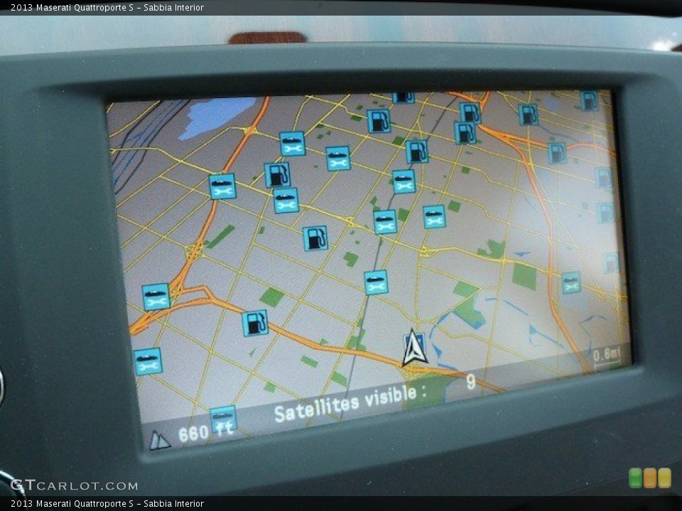 Sabbia Interior Navigation for the 2013 Maserati Quattroporte S #70072581