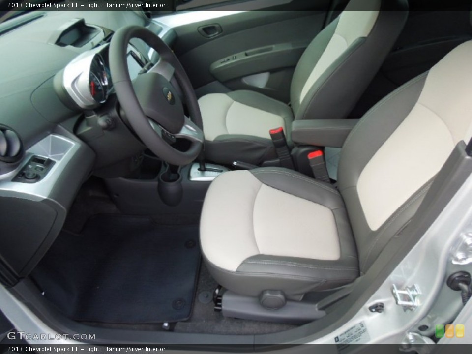 Light Titanium/Silver Interior Front Seat for the 2013 Chevrolet Spark LT #70072678