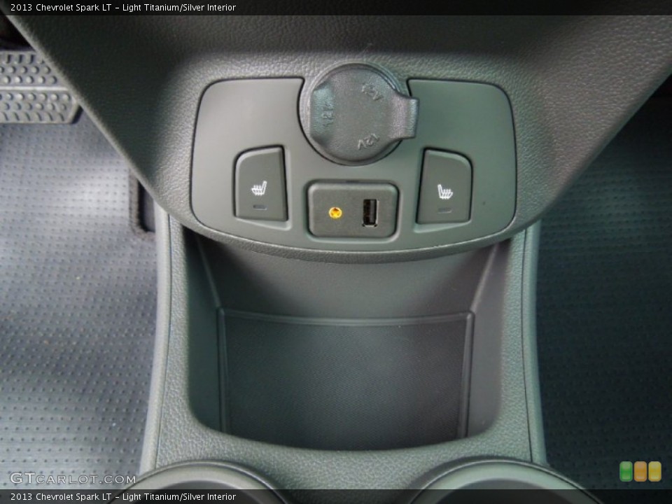 Light Titanium/Silver Interior Controls for the 2013 Chevrolet Spark LT #70072720
