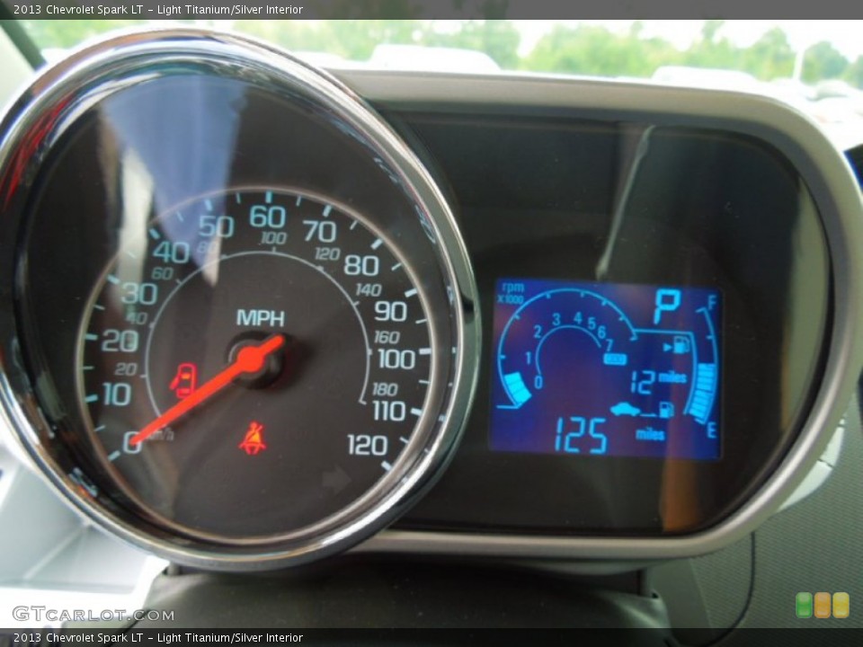 Light Titanium/Silver Interior Gauges for the 2013 Chevrolet Spark LT #70072756