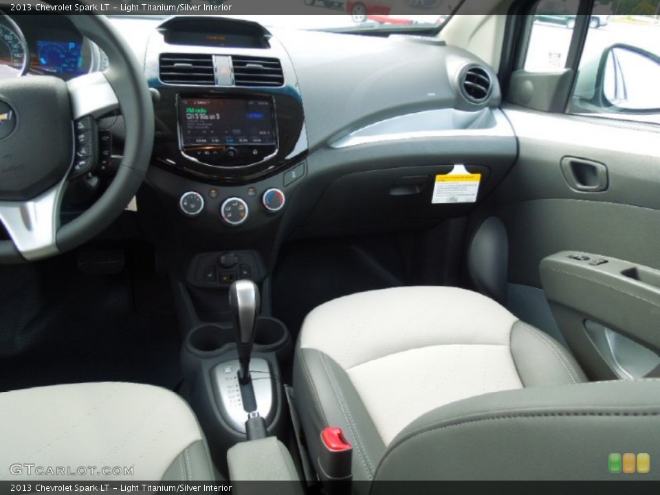 Light Titanium/Silver Interior Dashboard for the 2013 Chevrolet Spark LT #70072786