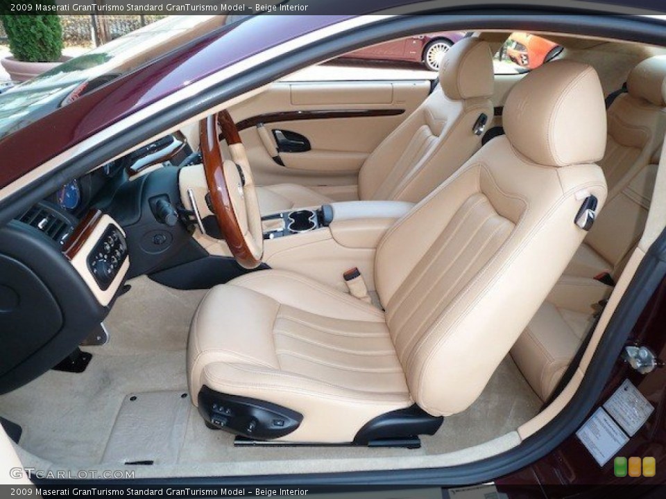 Beige Interior Front Seat for the 2009 Maserati GranTurismo  #70072834