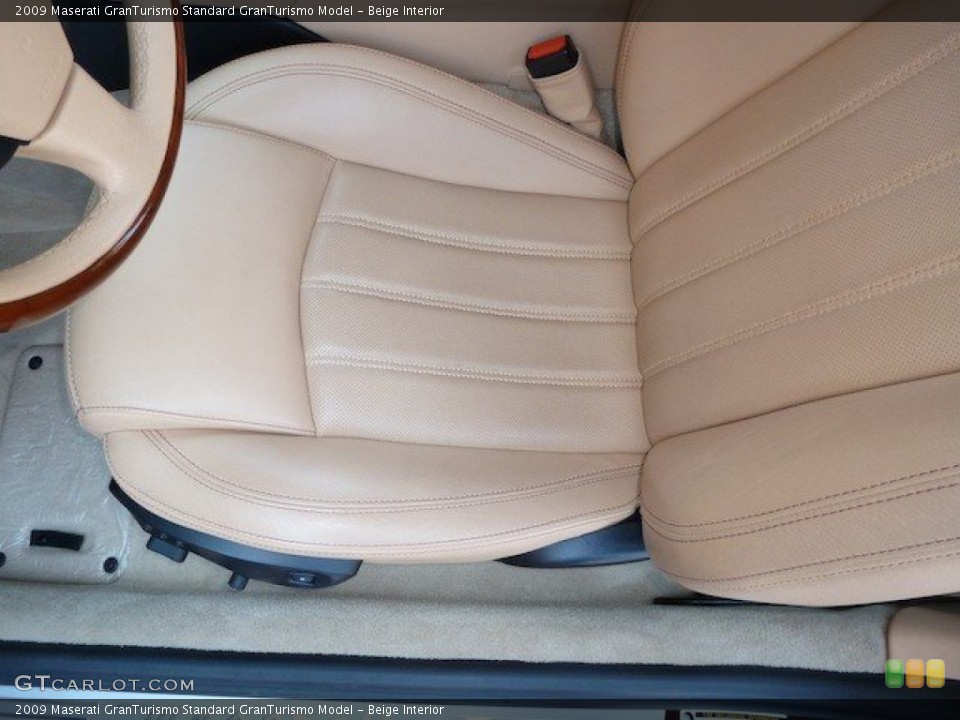 Beige Interior Front Seat for the 2009 Maserati GranTurismo  #70072858