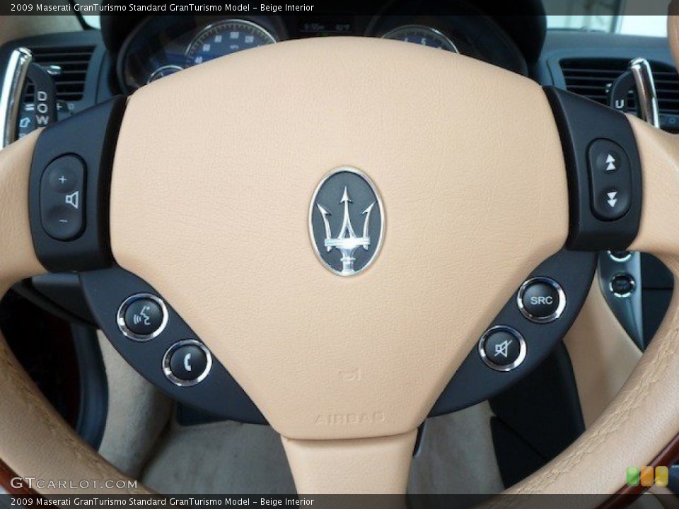 Beige Interior Steering Wheel for the 2009 Maserati GranTurismo  #70072879