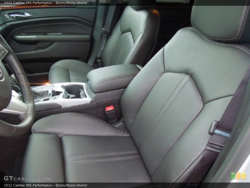 Ebony/Ebony Interior Front Seat for the 2012 Cadillac SRX Performance #70073549