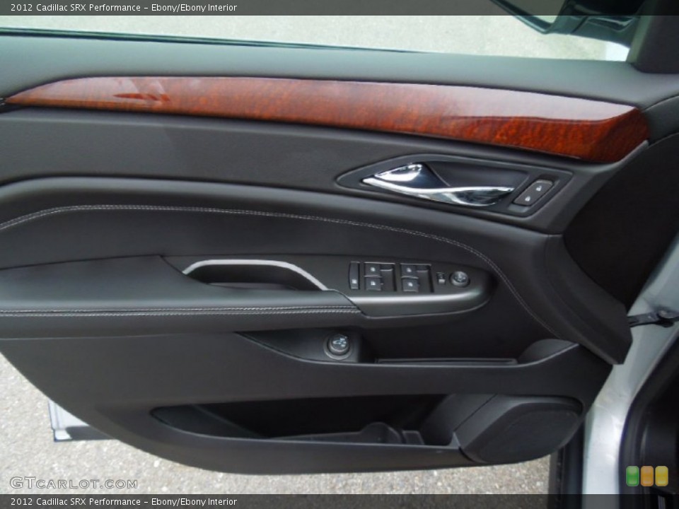 Ebony/Ebony Interior Door Panel for the 2012 Cadillac SRX Performance #70073558