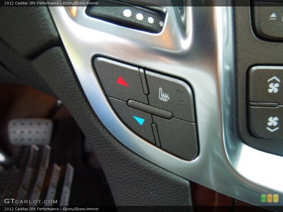 Ebony/Ebony Interior Controls for the 2012 Cadillac SRX Performance #70073589