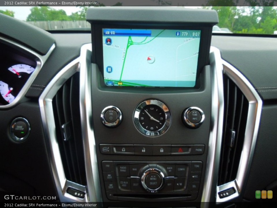 Ebony/Ebony Interior Controls for the 2012 Cadillac SRX Performance #70073597