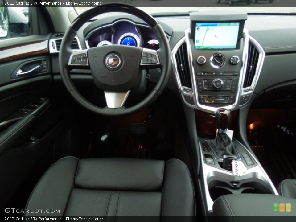 Ebony/Ebony Interior Dashboard for the 2012 Cadillac SRX Performance #70073633
