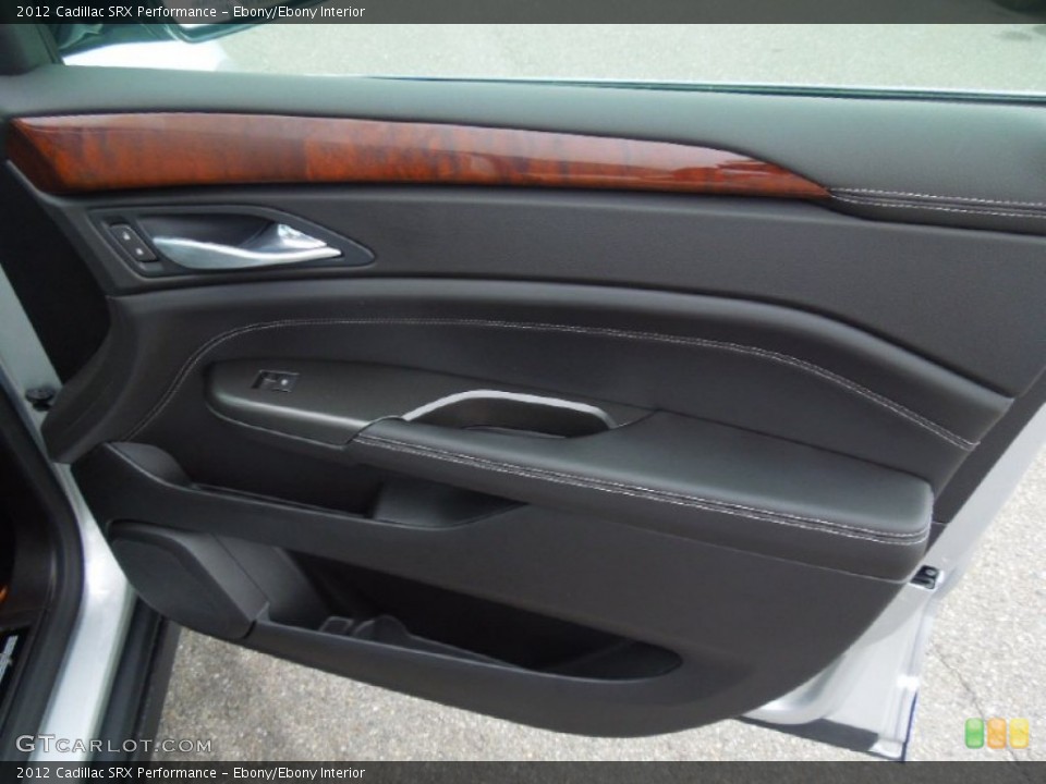 Ebony/Ebony Interior Door Panel for the 2012 Cadillac SRX Performance #70073684