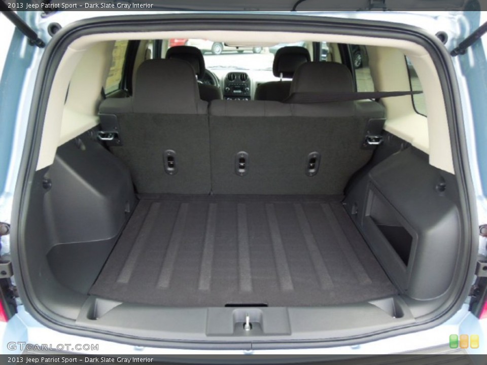 Dark Slate Gray Interior Trunk for the 2013 Jeep Patriot Sport #70074947
