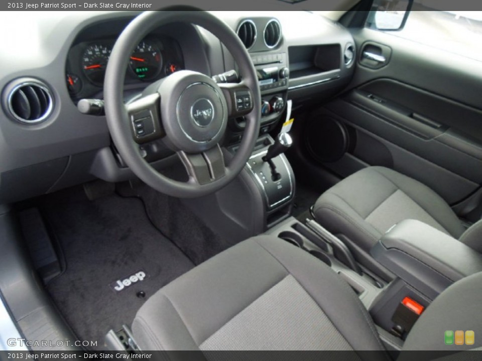 Dark Slate Gray Interior Photo for the 2013 Jeep Patriot Sport #70074995