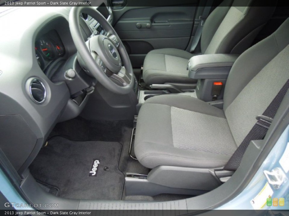 Dark Slate Gray Interior Photo for the 2013 Jeep Patriot Sport #70075361