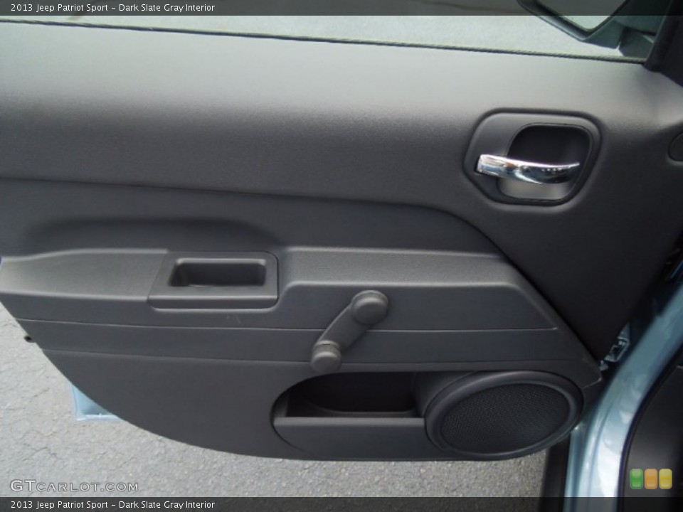 Dark Slate Gray Interior Door Panel for the 2013 Jeep Patriot Sport #70075373