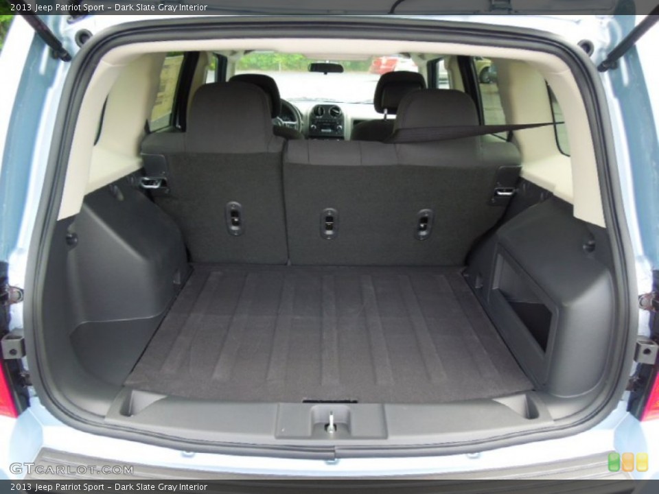 Dark Slate Gray Interior Trunk for the 2013 Jeep Patriot Sport #70075418